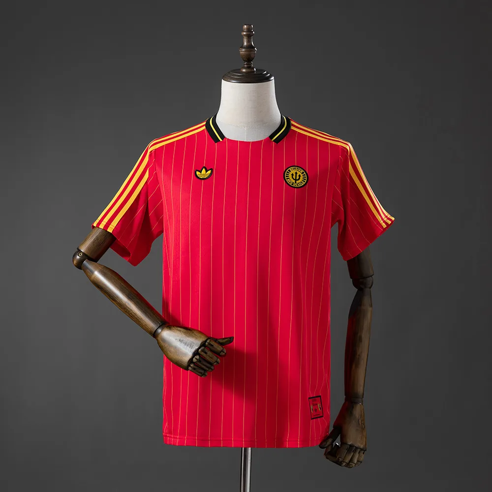 2026 Belgium Terrace Icons T-Shirt Red — main view