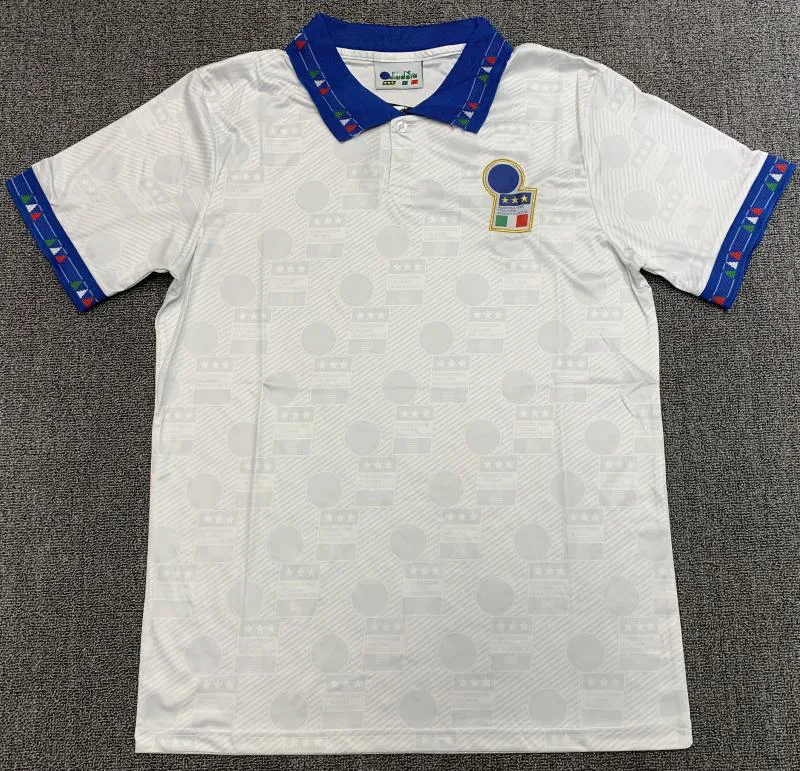 Maillot de football extérieur Italie FIFA rétro 1994 Qualité Thaï — main view