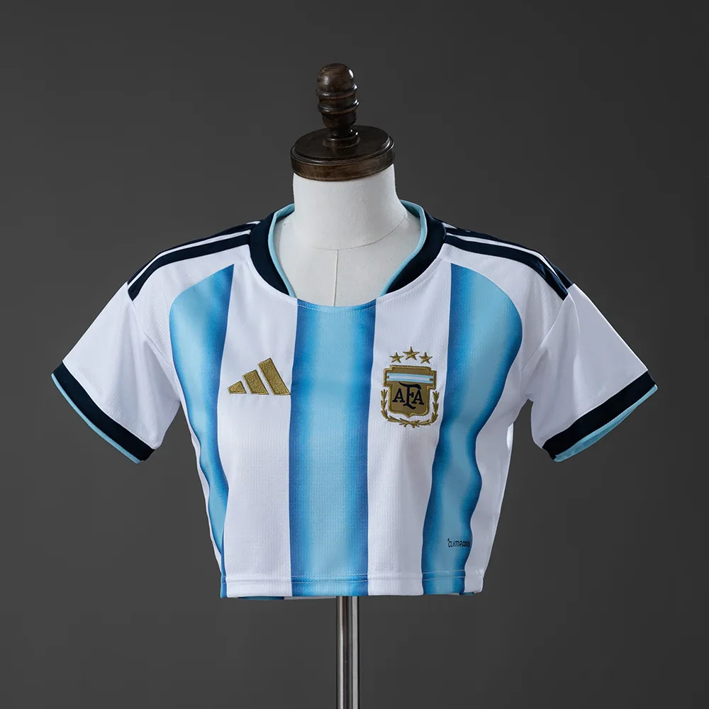 2026 Argentina Home Women's Crop Top Style — main view