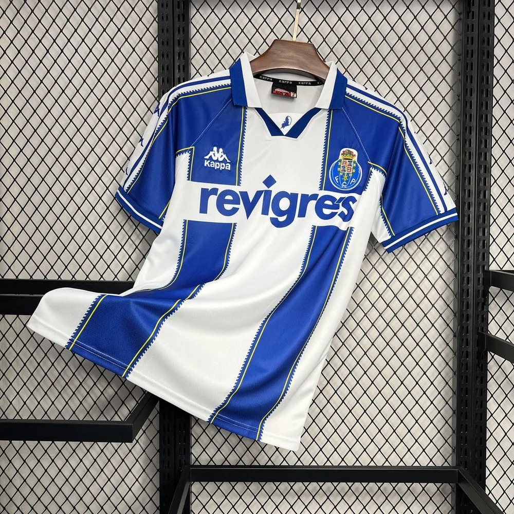 1997/1999 レトロ Porto ホーム フットボールシャツ タイ品質 — main view