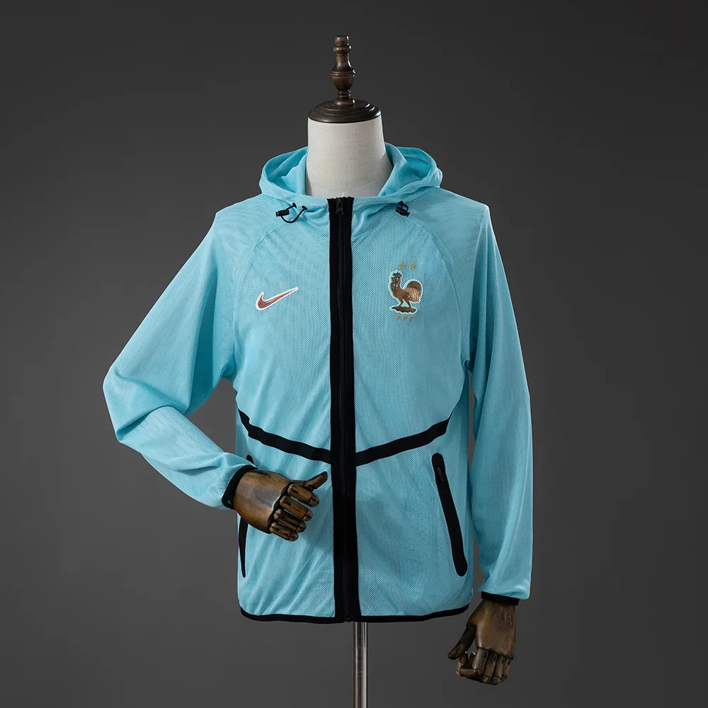 2026 France Men's Football Anthem Jacket -Light Blue — main view