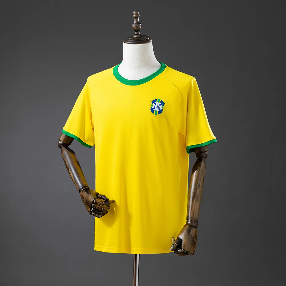 2020 Retro Brazil Home Football Shirt AAA fan-grade — main view