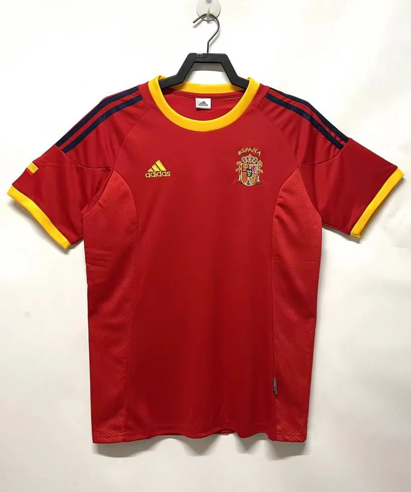 2002 Retro Spanien Heim Fußballtrikot — main view