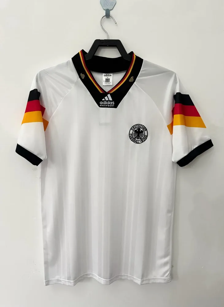 1992 레트로 축구 저지 독일 홈 — main view