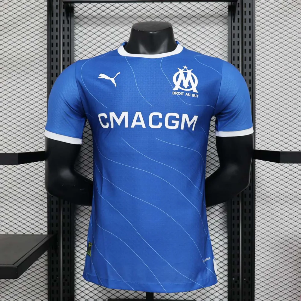 2023/2024 Player Version Olympique de Marseille Away Football Jersey — main view