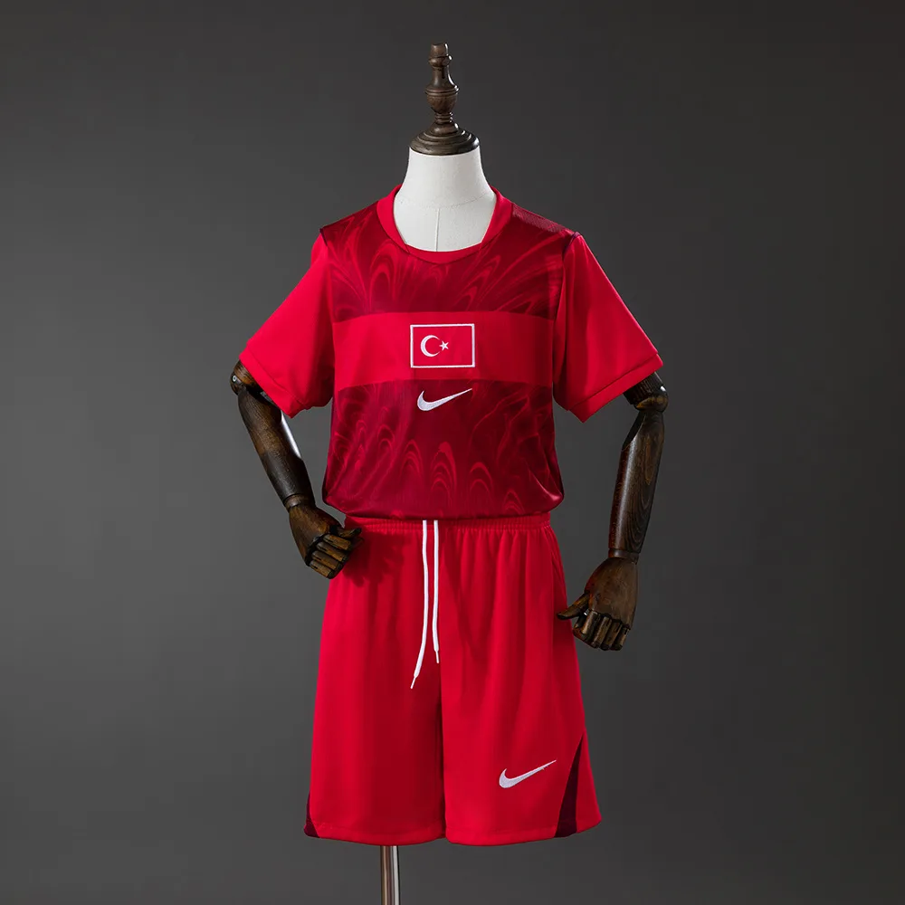 2026 Türkiye National Team Home Kids Kit Jersey — main view