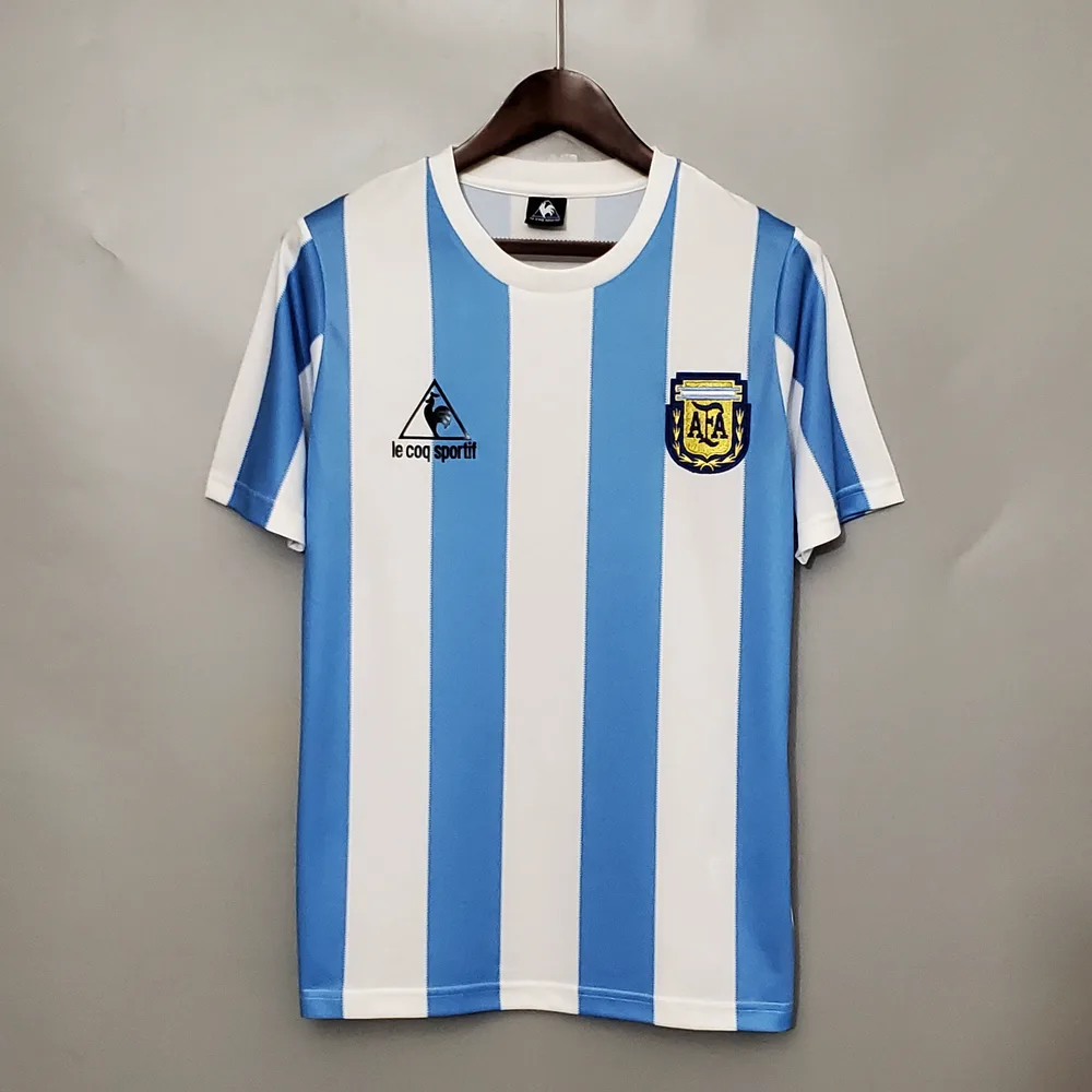 1986 Retro Argentinien Nationalmannschaft Heimtrikot — main view