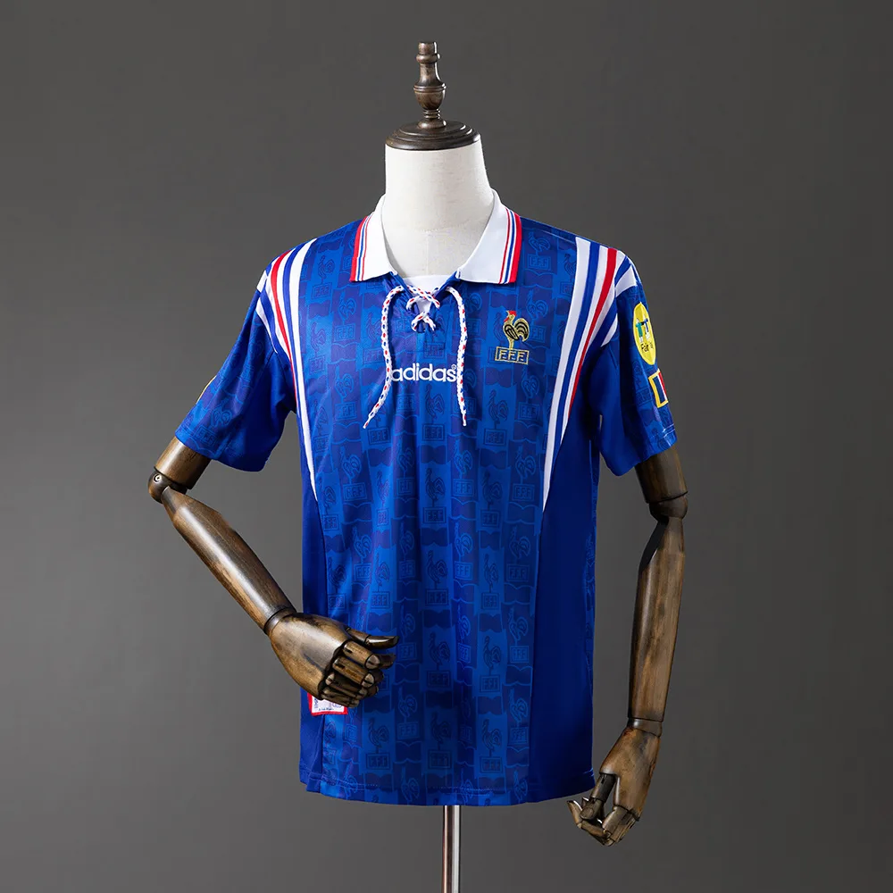 1996 Retro France Home Jersey — main view