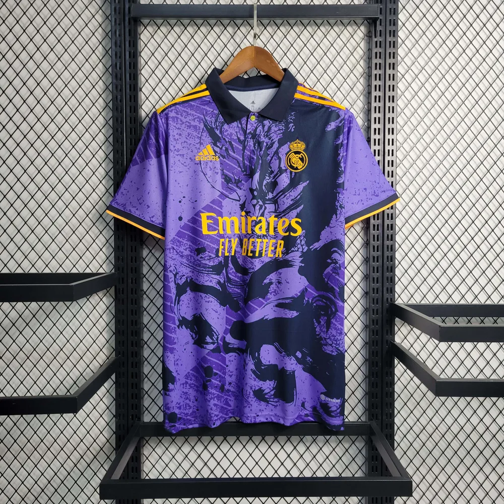 2023/2024 Real Madrid Violet Édition Spéciale Maillot de Foot Qualité Thaï — main view