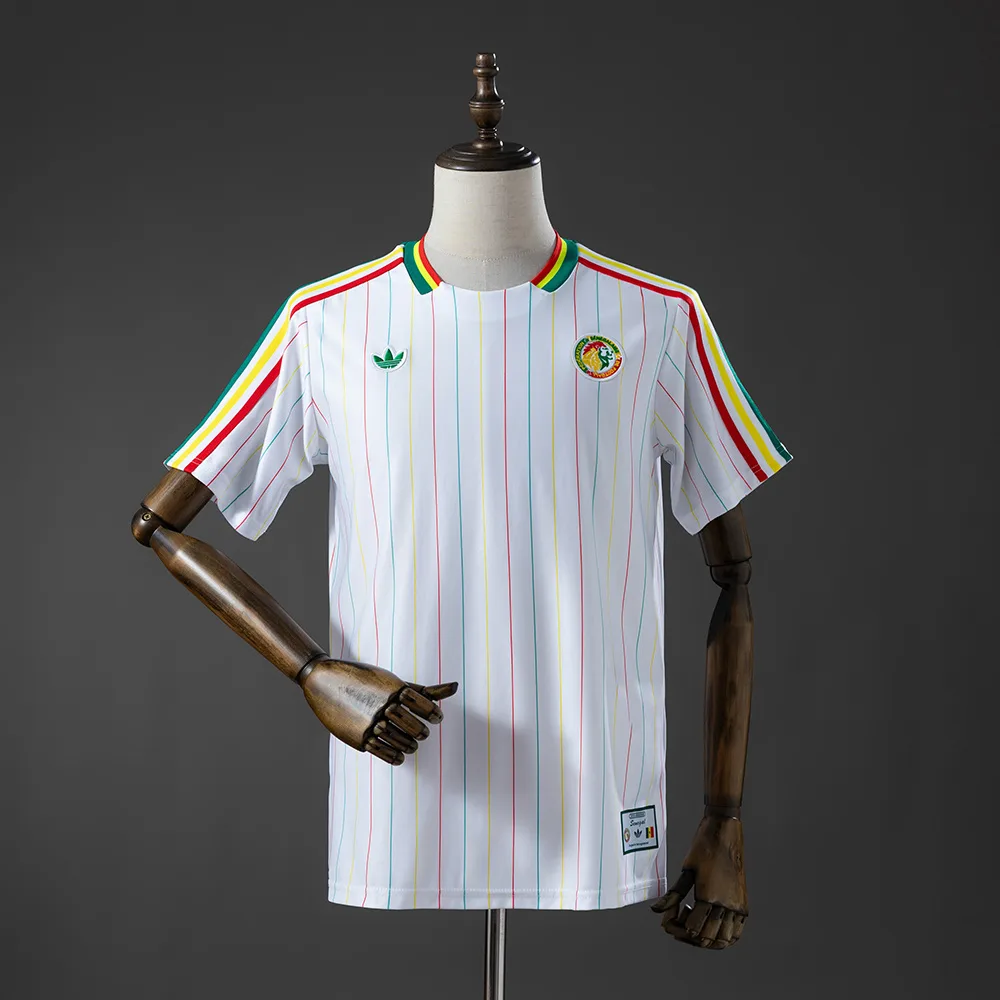 2026 Senegal Terrace Icons T-Shirt Weiß — main view