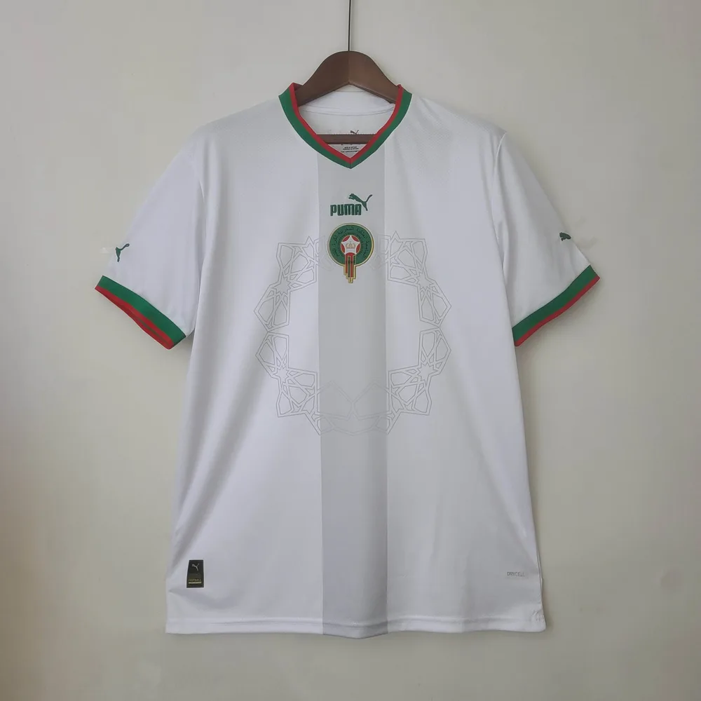 2022 FIFA World Cup Morocco National Team Away Shirt — main view