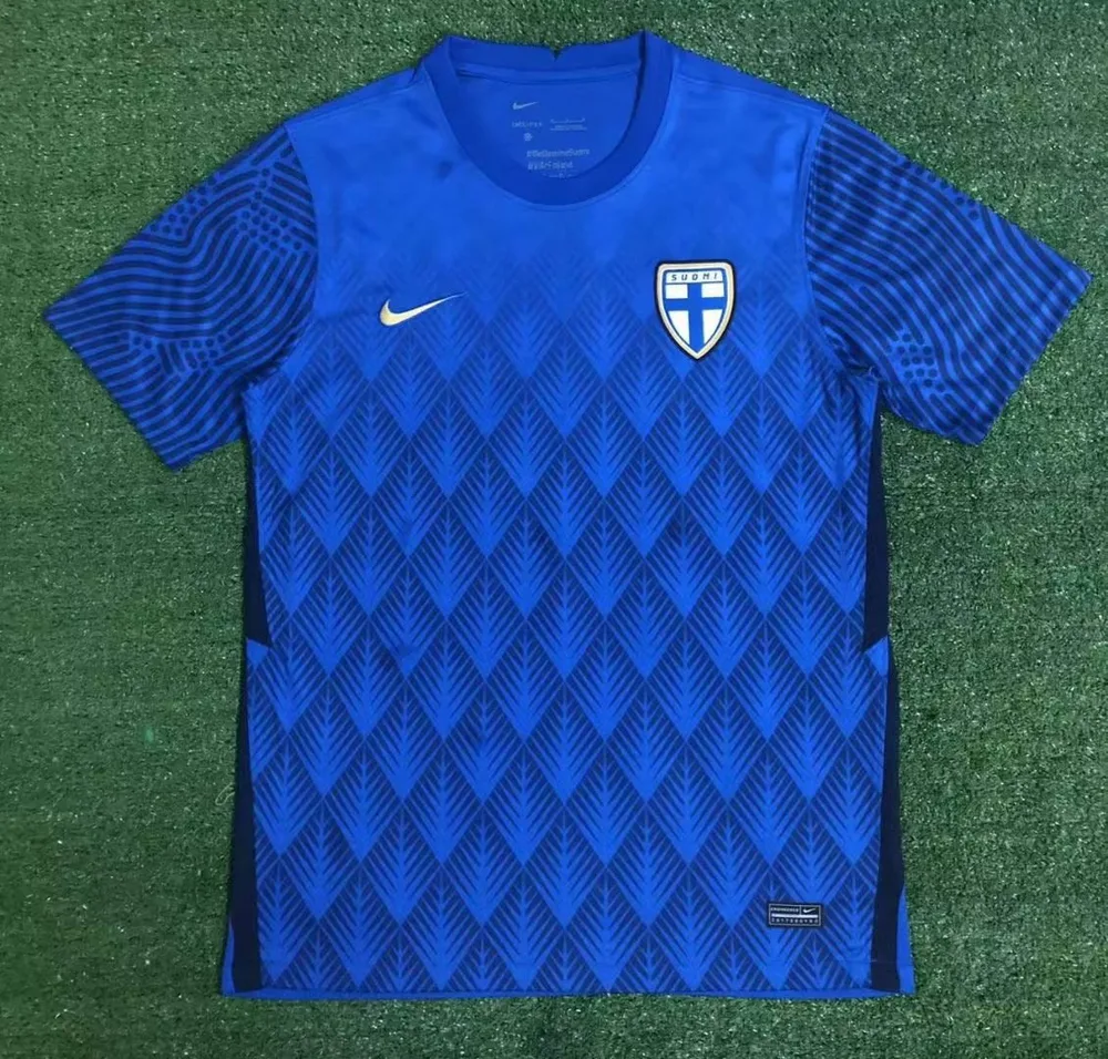 2022 Finland Away Soccer Shirt — main view