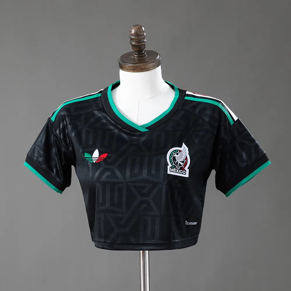 2026 Mexico Third Away Women's Crop Top Style — main view