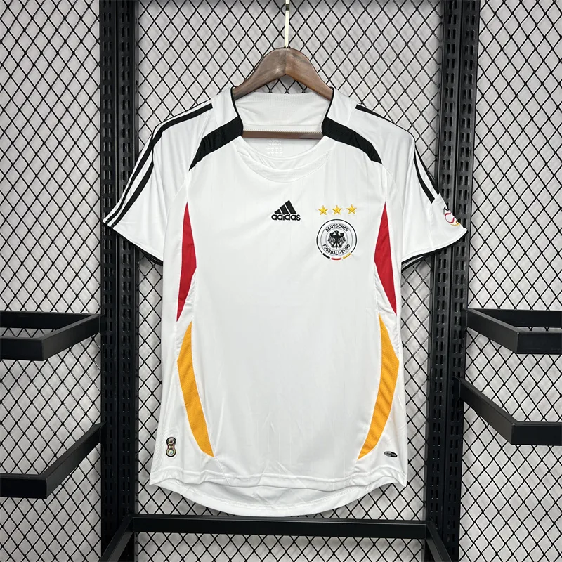 Maillot de football domicile rétro Allemagne 2006 Qualité Thaï — main view