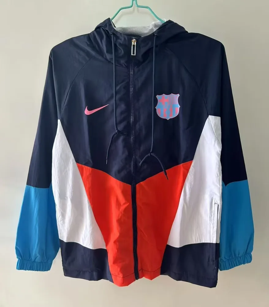 2025/2026 Barcelona Windbreaker Trikot AAA fan-gradät 03 — main view