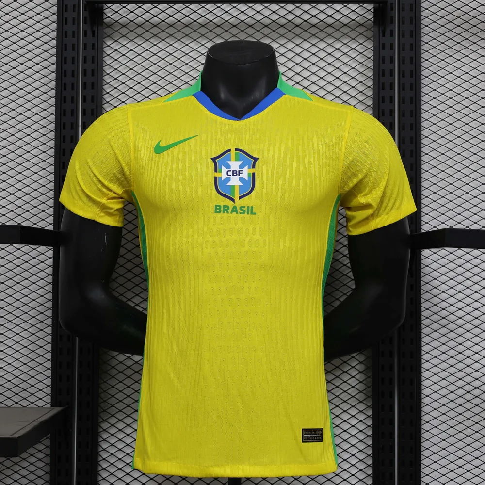 2025 Player Version Brazil Home Soccer Jersey — main view