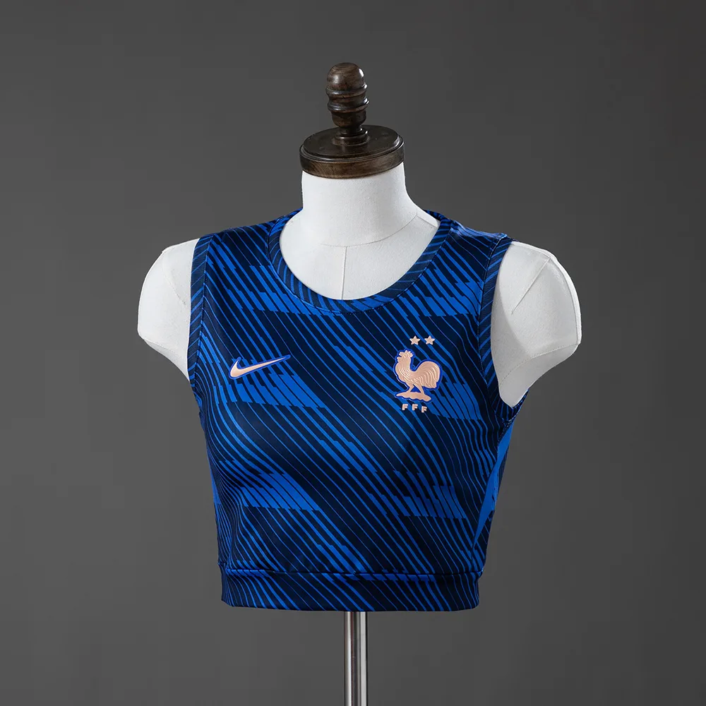 2026 France Home Women's Crop Top Style Vest — main view