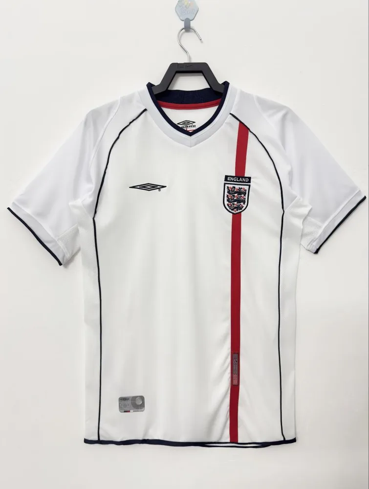 Camisa Retro Inglaterra Home 2002 Qualidade Tailandesa — main view