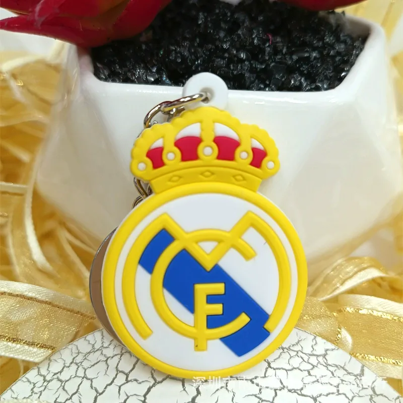 Porte-clés PVC de supporter Real Madrid Crown Edition — main view