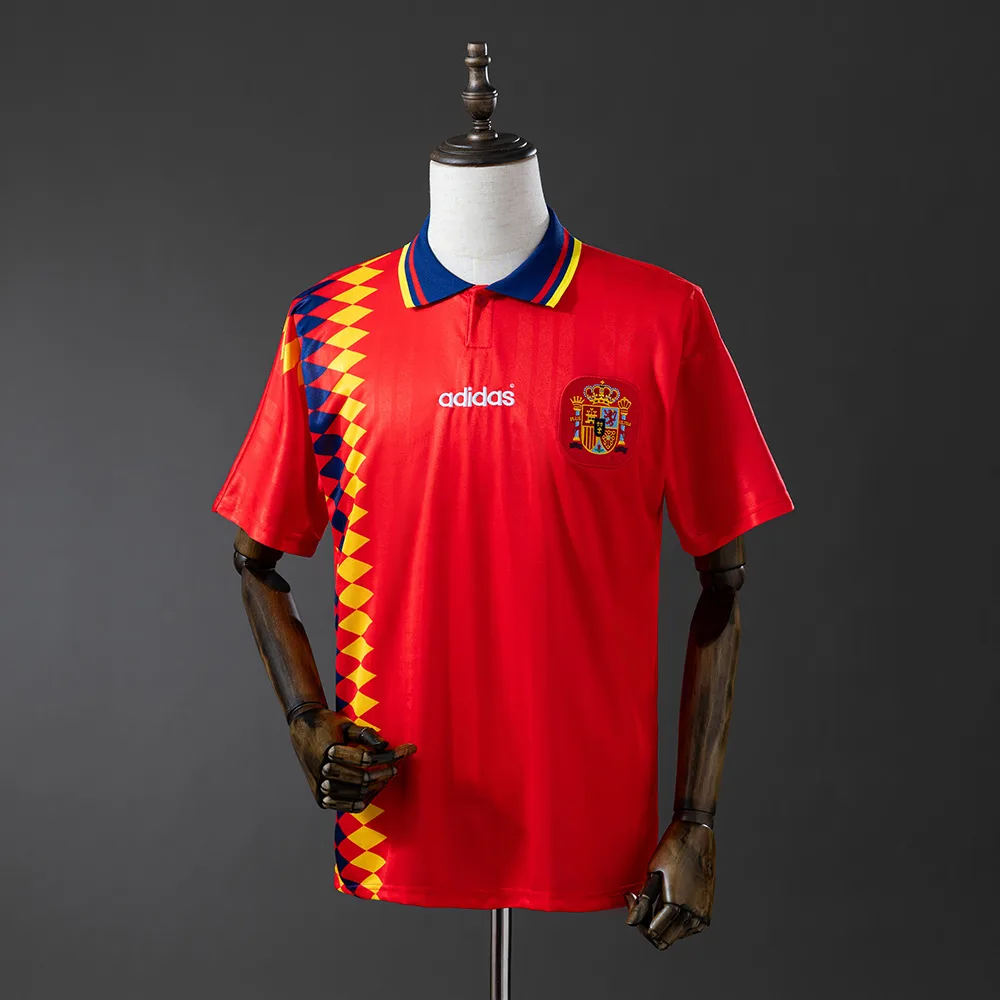 1994 Retro Spanien Heim-Fußballtrikot AAA Fan-Qualität — main view
