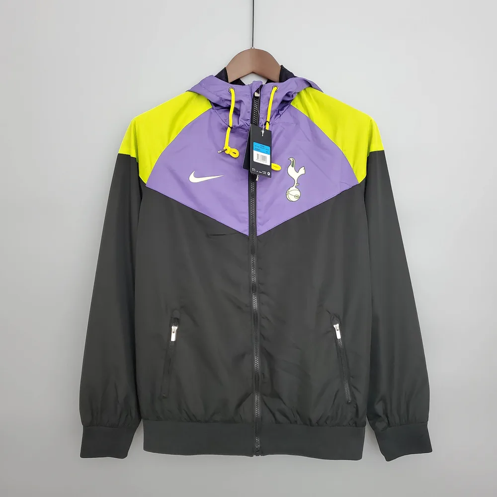 2021/2022 Tottenham Jersey Windbreaker Lila-Schwarz — main view