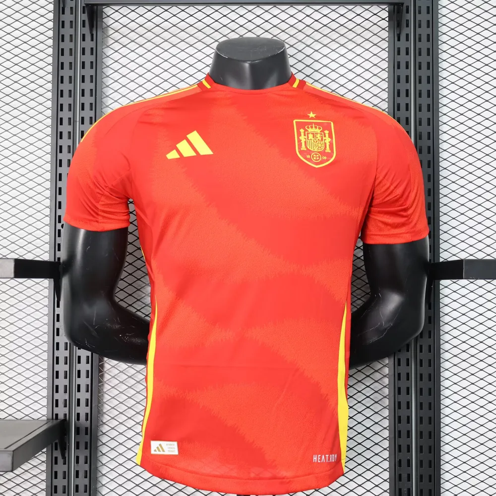 2024-2025 Player Version Spain Home Soccer Shirt — main view