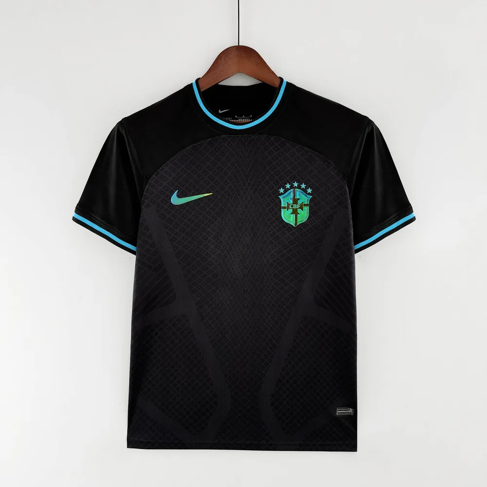 قميص البرازيل الإصدار المفهومي الأسود 2022 — main view