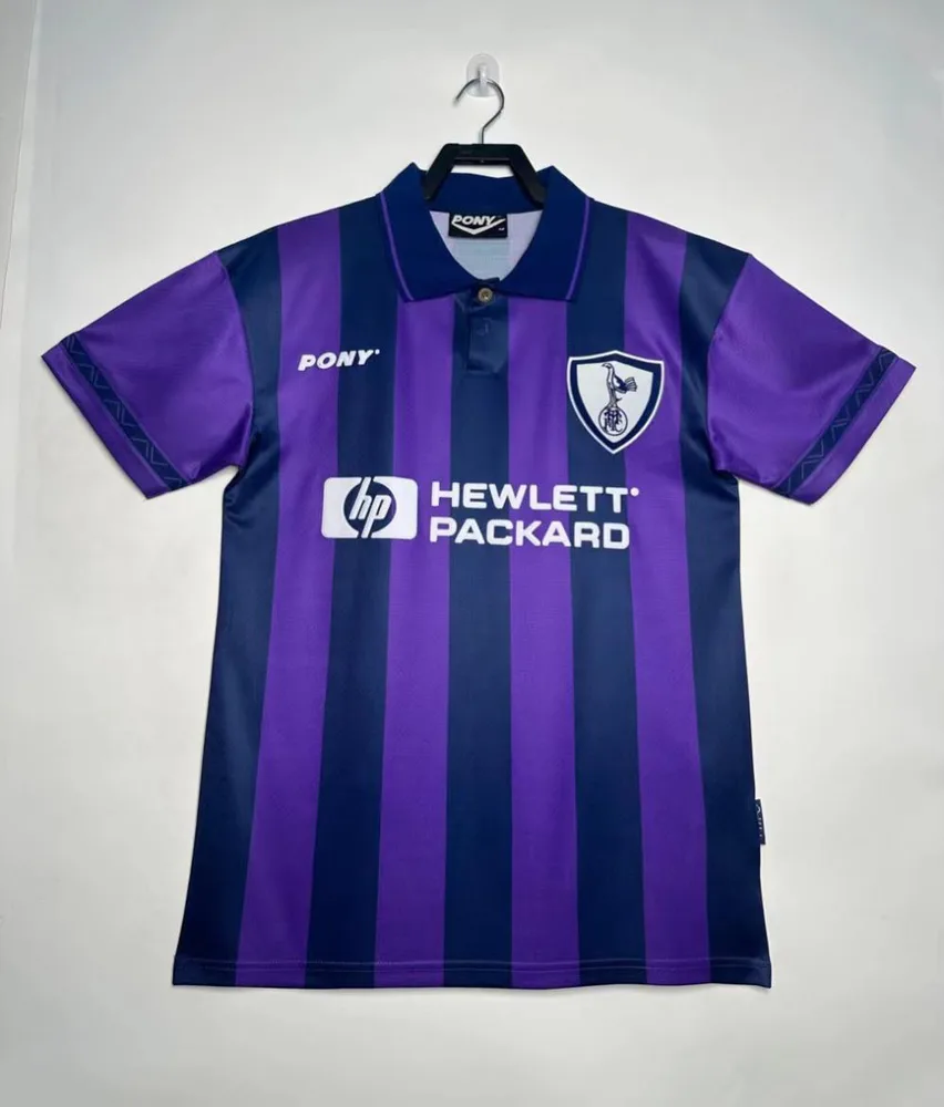 Maillot de football extérieur rétro Tottenham Hotspur 1995-1997 Qualité Thaï — main view
