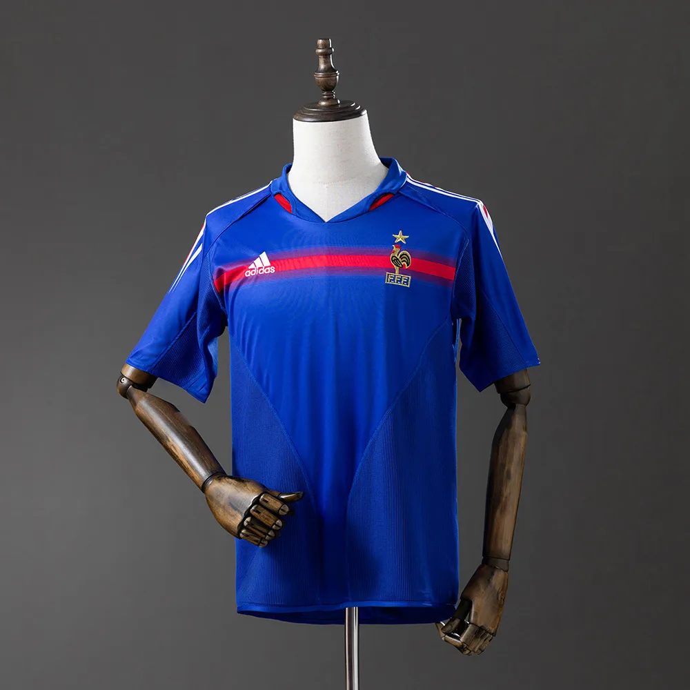 2004 Retro France Home Jersey AAA fan-grade — main view