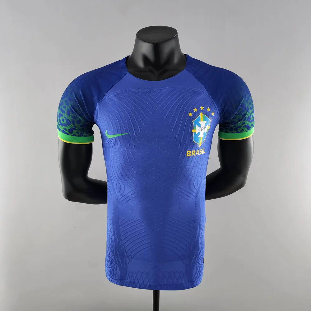 2022 FIFAワールドカップ プレイヤーバージョン ブラジル アウェイ サッカージャージ — main view