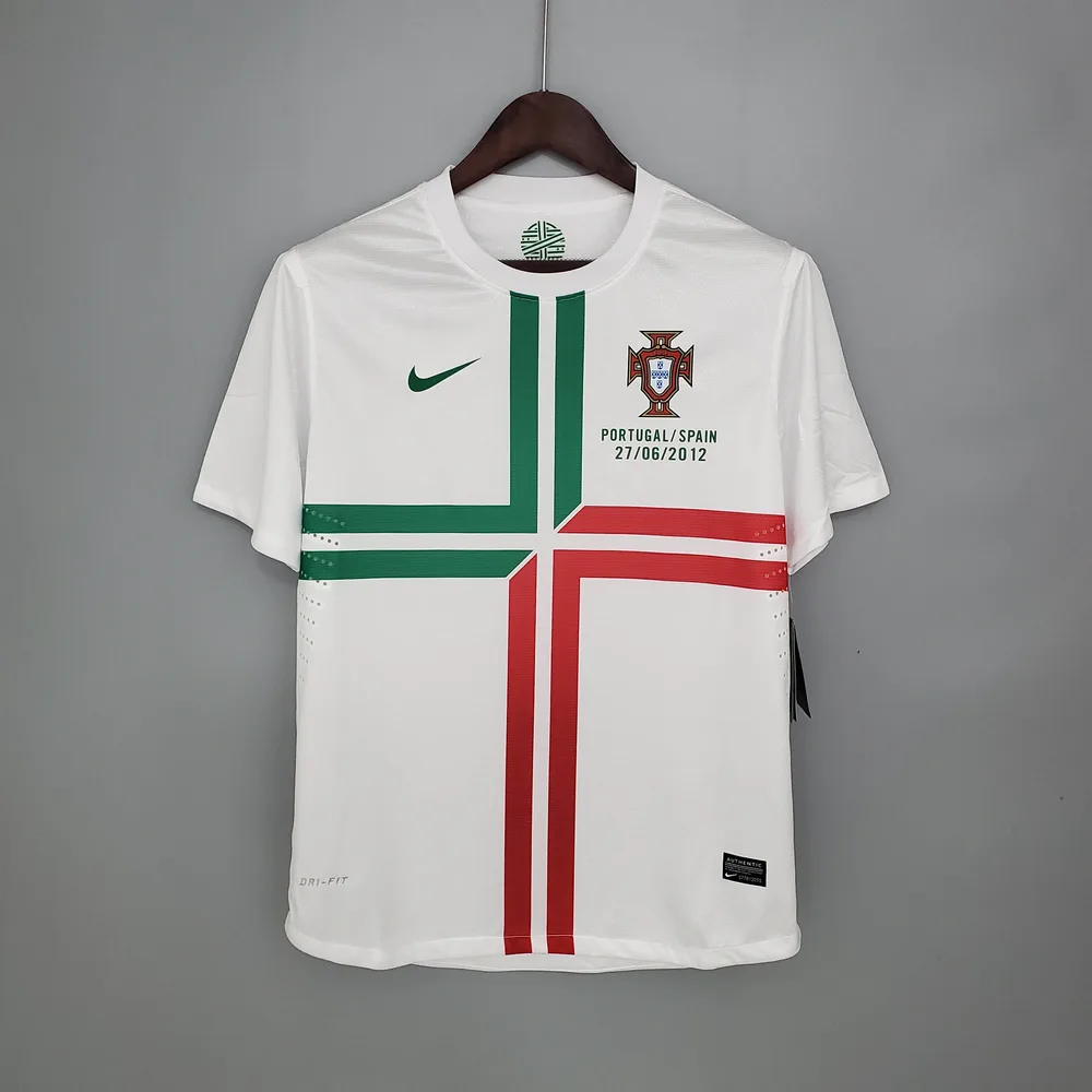 2012 Retro Portugal Auswärts Fußballtrikot — main view