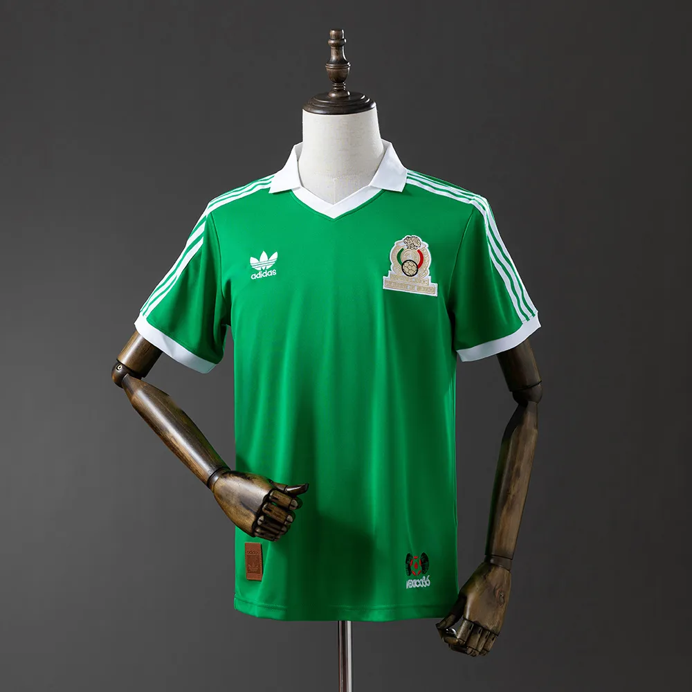 Camisa Retro México Home 1986 AAA qualidade fã — main view