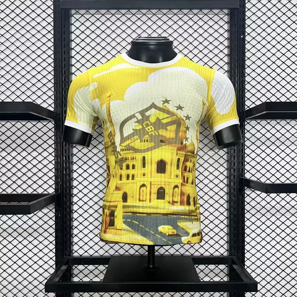 2024-2025 Player Version Brazil Yellow Special Edition Jersey AAA fan-grade — main view
