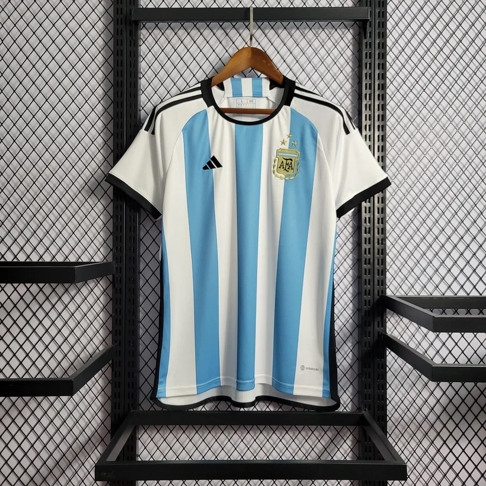 2022 FIFA WM Argentinien Nationalmannschaft Trikot Heim — main view