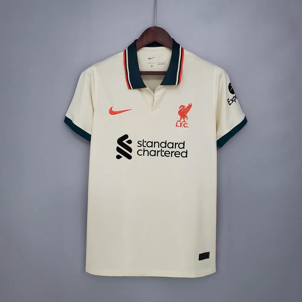 2021/2022 Liverpool Camiseta de Visitante Calidad Tailandesa — main view