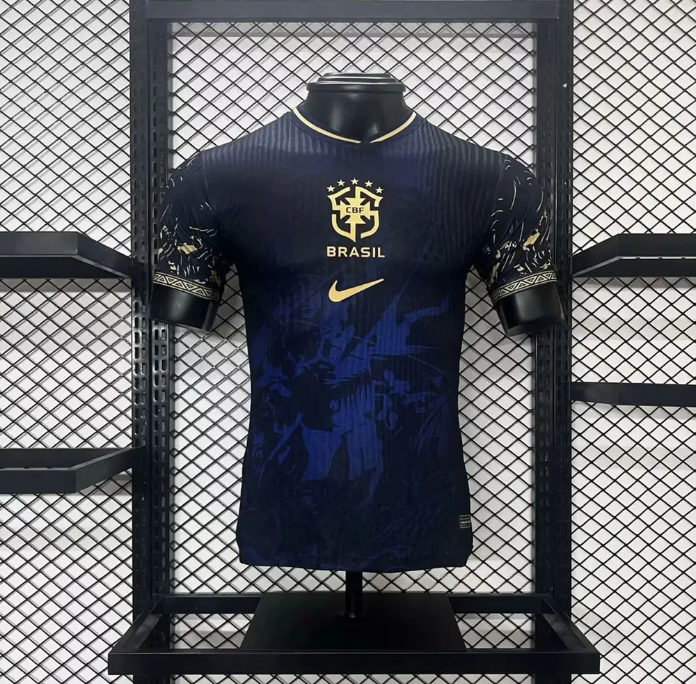 2024-2025 Player Version Brazil Blue Special Edition Jersey AAA fan-grade — main view