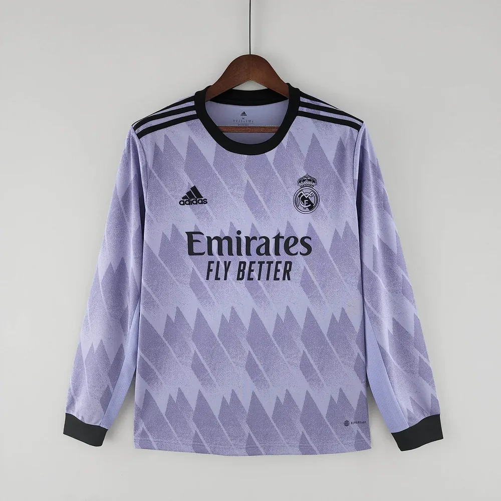 2022/2023 Manches Longues Real Madrid Extérieur Maillot — main view