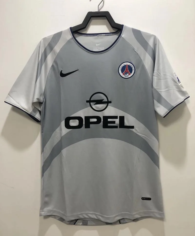2001/2002 레트로 PSG 파리 생제르맹 어웨이 풋볼 셔츠 태국 퀄리티 — main view