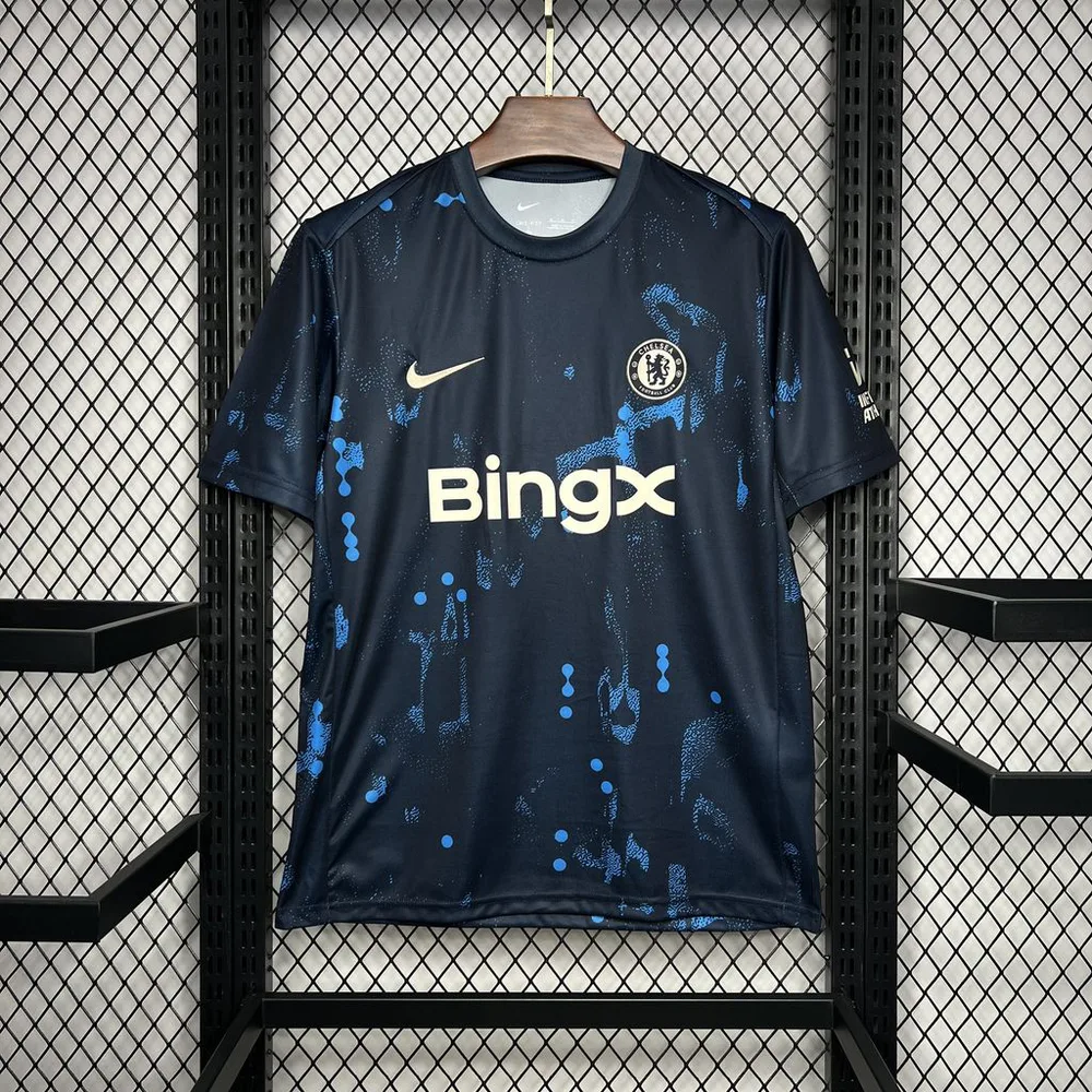 2024/2025 Chelsea Dark Blue Pre-match training Jersey — main view