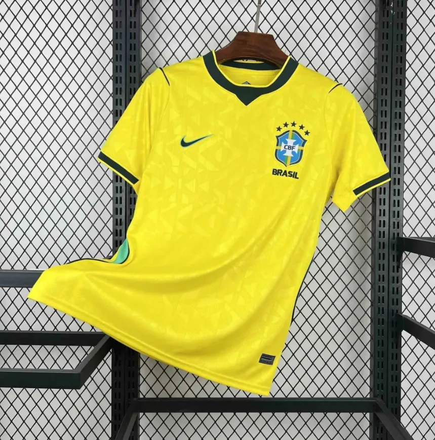 2026 Brazil Home Football Shirt AAA fan-grade — main view