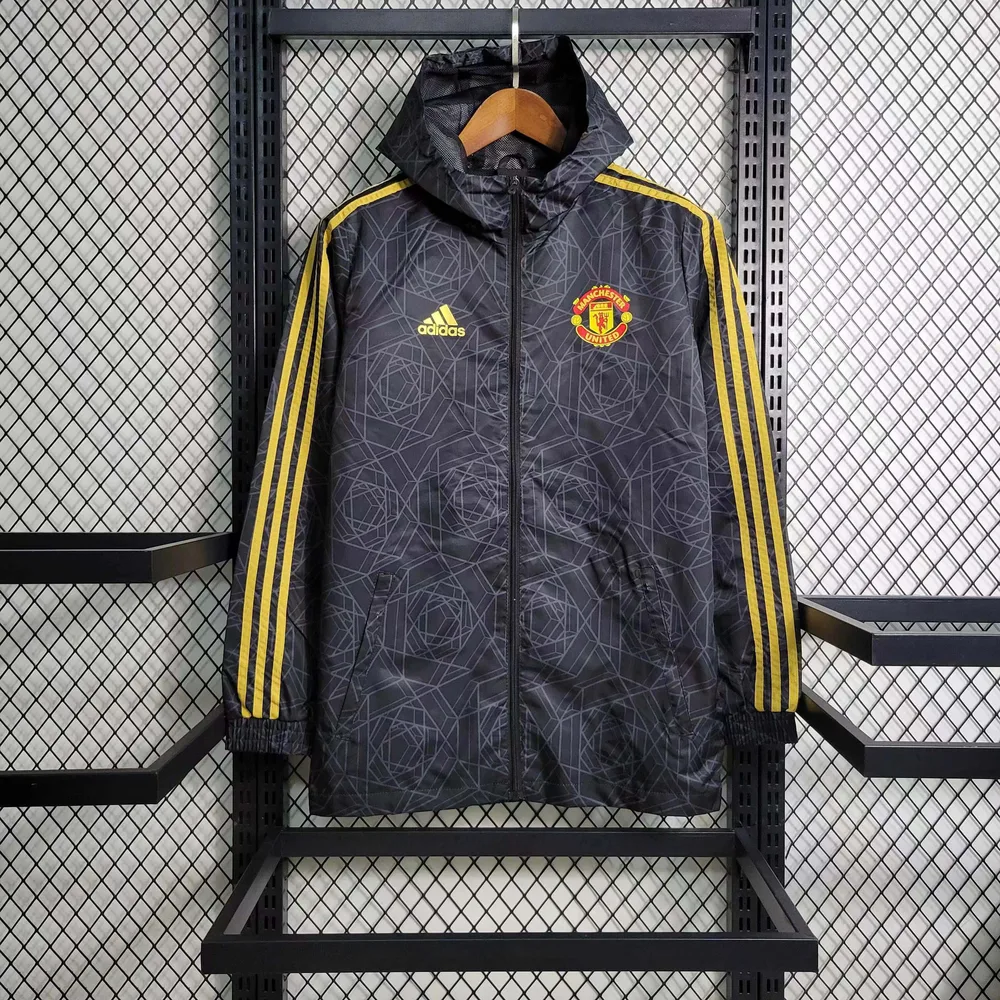 2023/2024 Manchester United Windbreaker black — main view