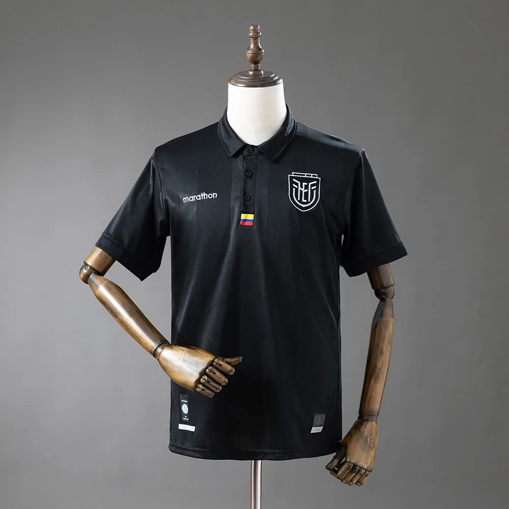 Camisa Edição Comemorativa Equador Preta Tamanho S-4XL 2025 — main view