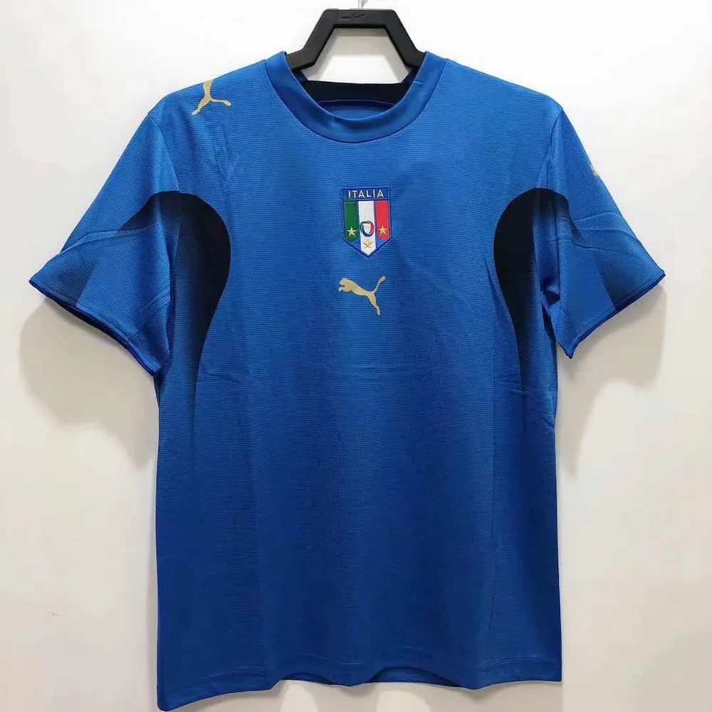Maillot de football domicile Italie rétro 2006 Qualité Thaï — main view