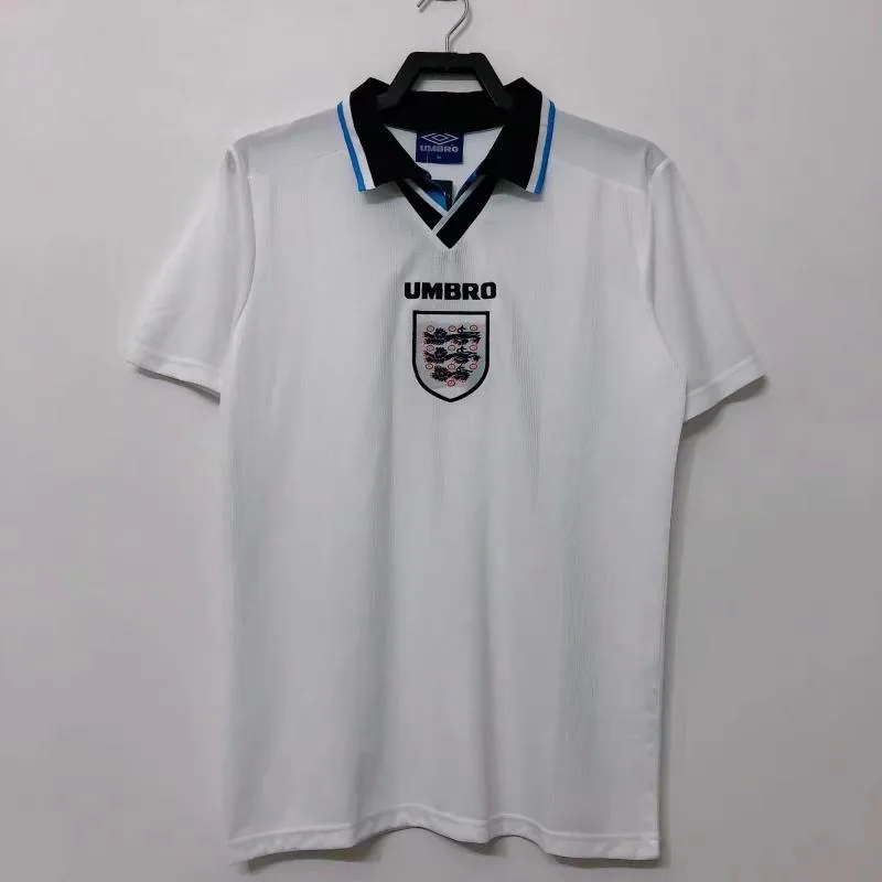 1996 Retro England Home Soccer Jersey AAA fan-grade — main view