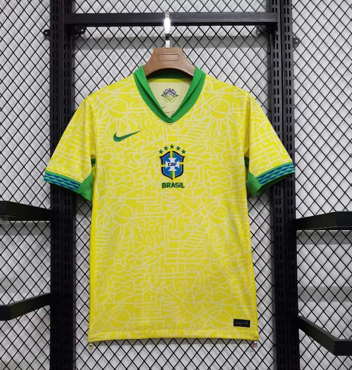 2024-2025 Brazil Home Football Shirt 1:1 Thai Quality — main view