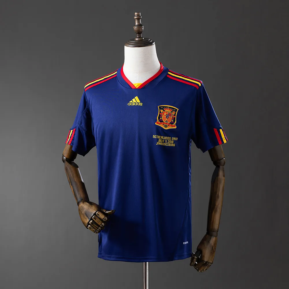 Camisa Retro 2010 Espanha Fora AAA qualidade fã — main view