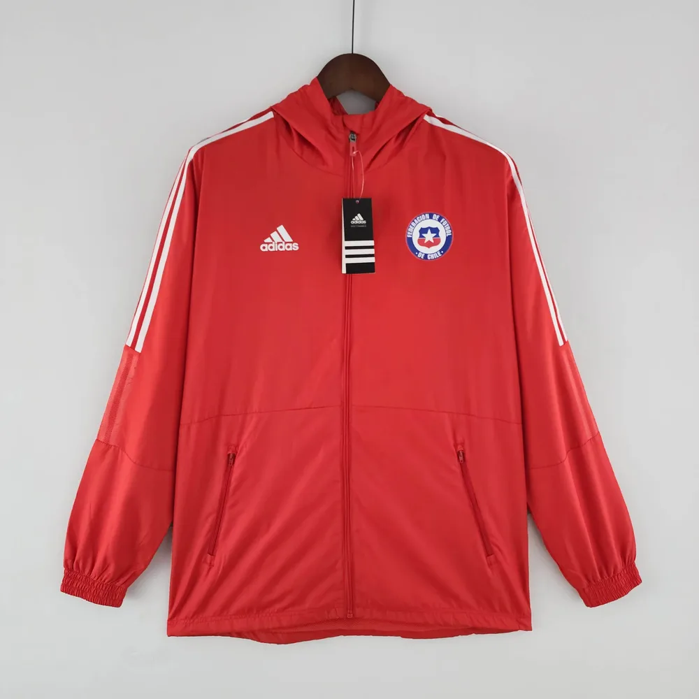 Chaqueta Cortavientos Chile Roja 2022 — main view
