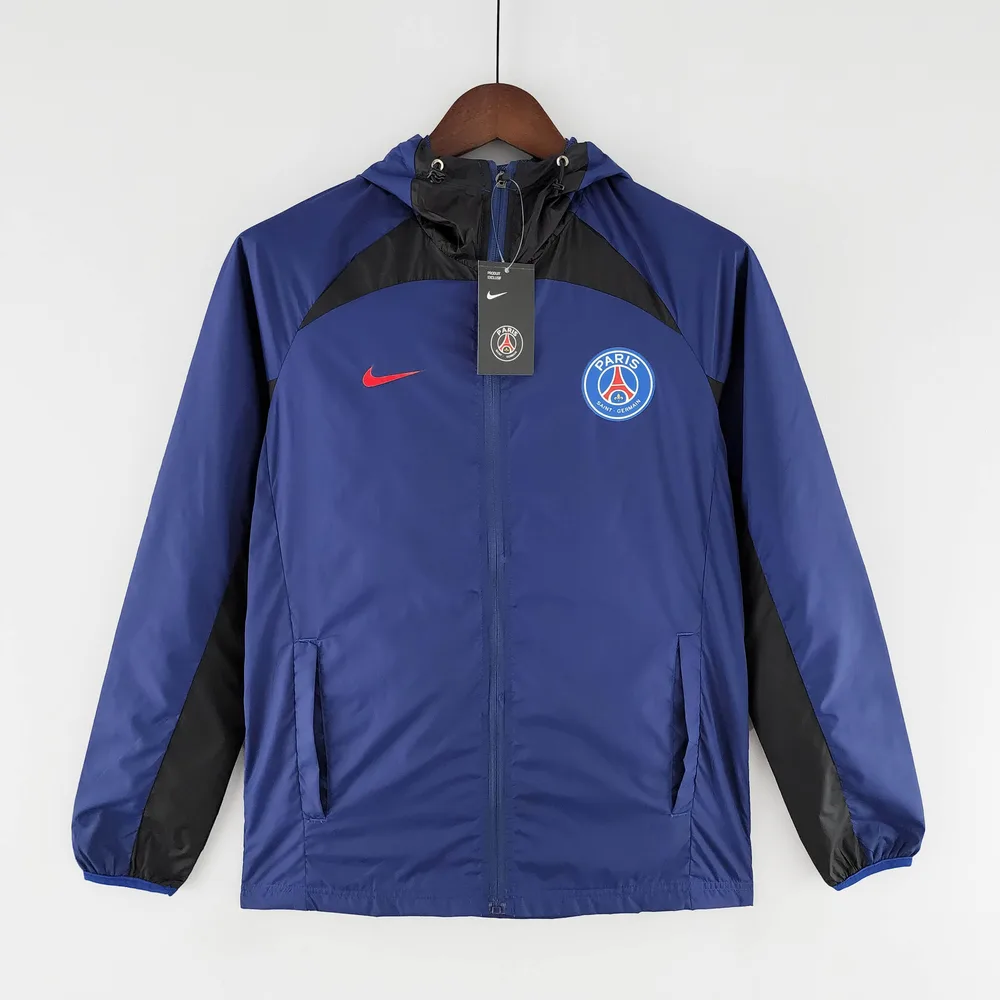 2022 PSG Windbreaker Blue and Black — main view