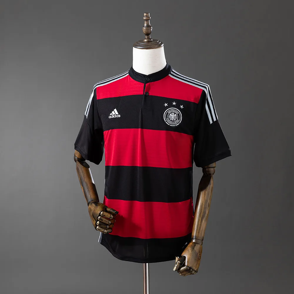 2014 Retro Soccer Jersey Germany Away — main view