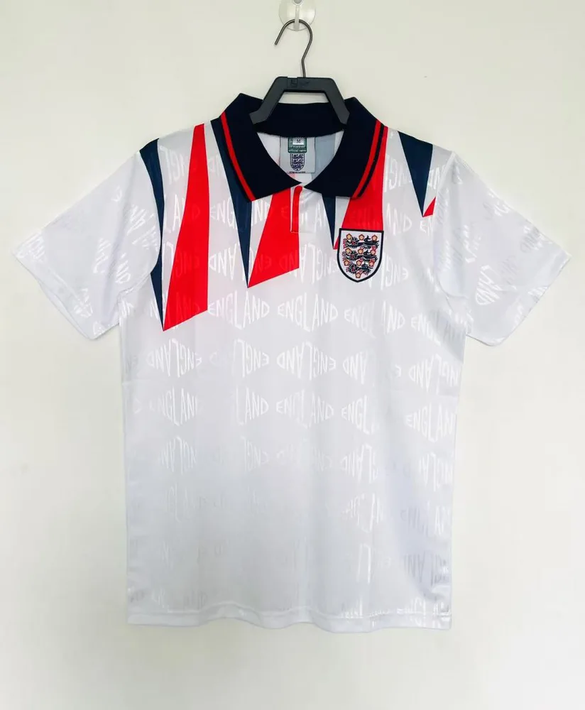 1992 レトロ イングランド ホーム サッカージャージ タイ品質 — main view